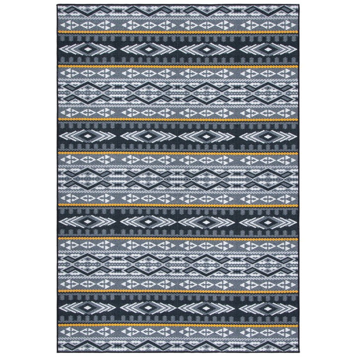 SAFAVIEH Journey Collection JNY179F Grey / Gold Rug Image 1