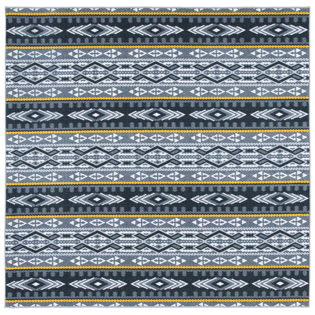 SAFAVIEH Journey Collection JNY179F Grey / Gold Rug Image 10