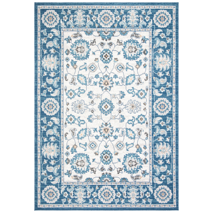 SAFAVIEH Liberty Collection LIB750N Dark Blue / Ivory Rug Image 1