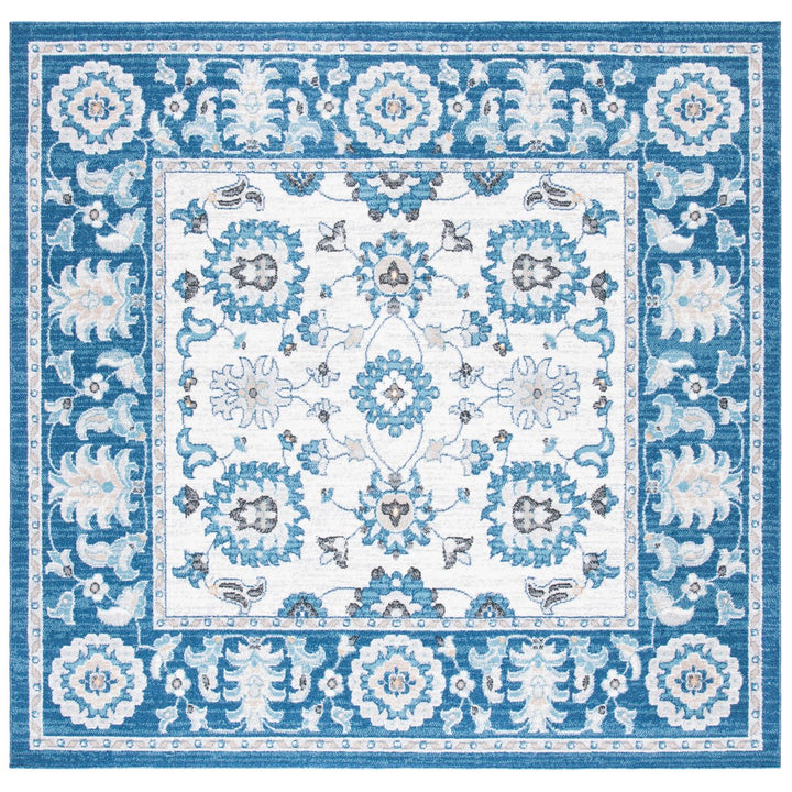 SAFAVIEH Liberty Collection LIB750N Dark Blue / Ivory Rug Image 1