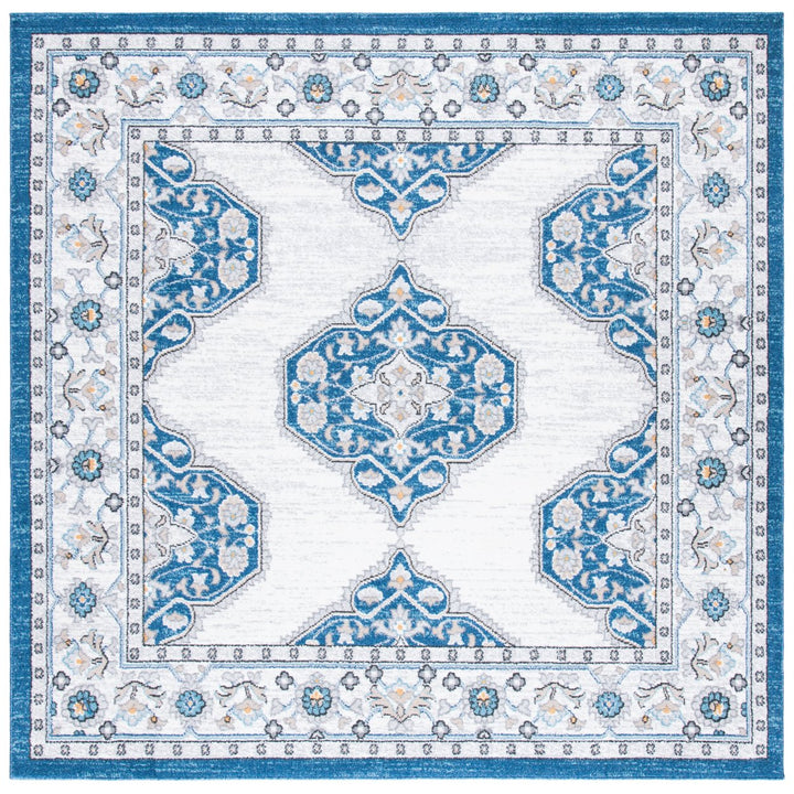 SAFAVIEH Liberty Collection LIB753N Dark Blue / Ivory Rug Image 1