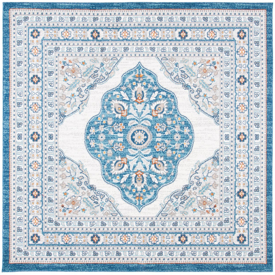 SAFAVIEH Liberty Collection LIB756N Dark Blue / Ivory Rug Image 1