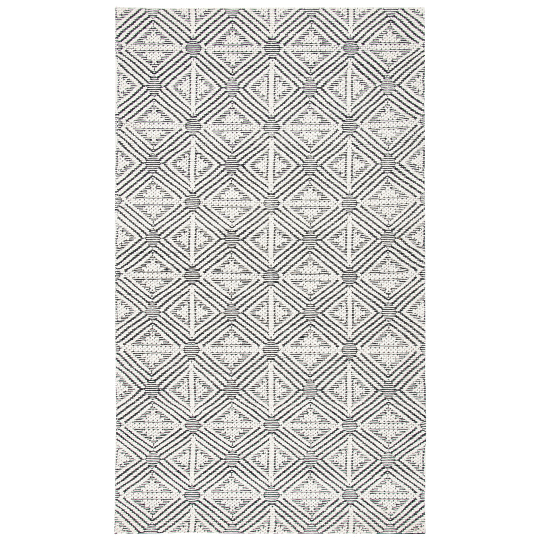 SAFAVIEH Marbella MRB451A Handwoven Ivory / Black Rug Image 2