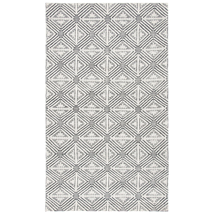 SAFAVIEH Marbella MRB451A Handwoven Ivory / Black Rug Image 1