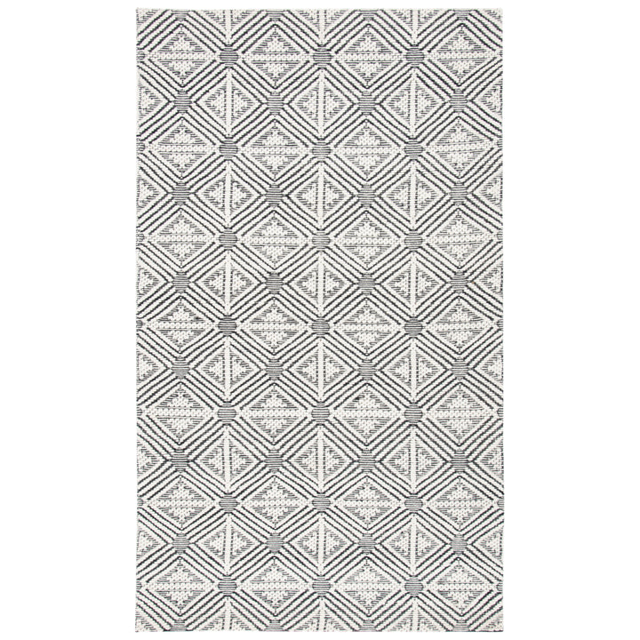 SAFAVIEH Marbella MRB451A Handwoven Ivory / Black Rug Image 6