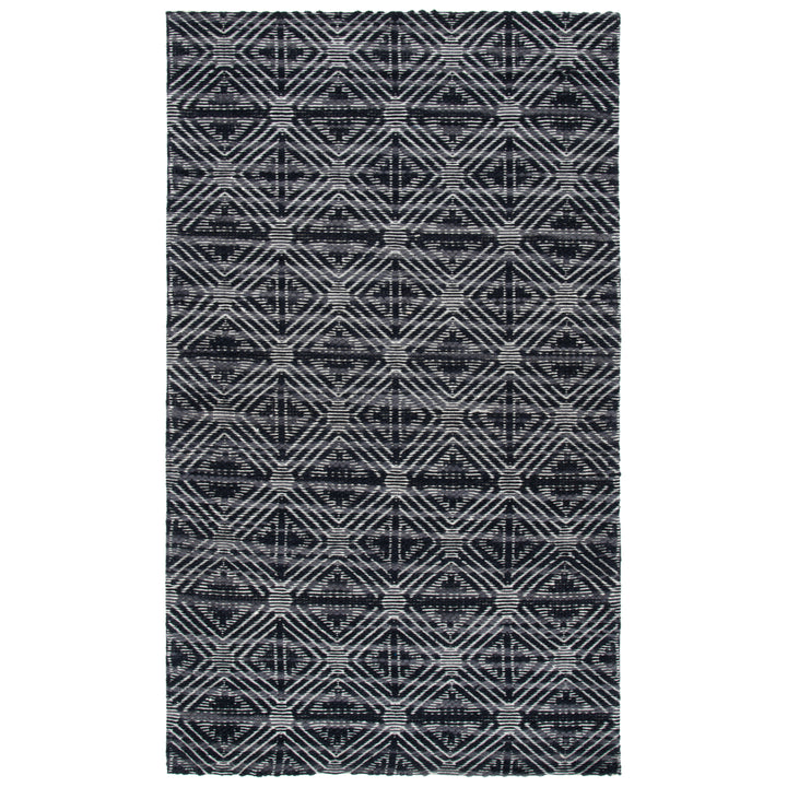 SAFAVIEH Marbella MRB451Z Handwoven Black / Ivory Rug Image 2