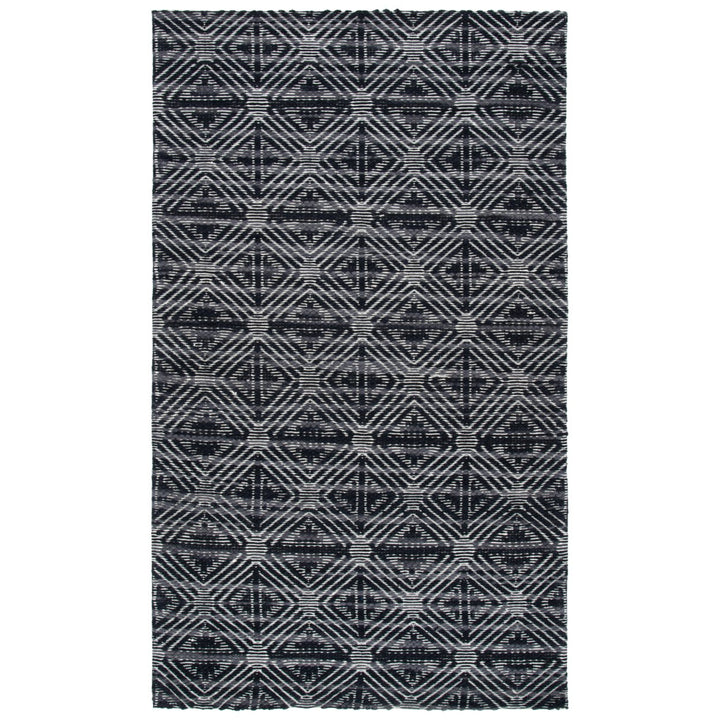 SAFAVIEH Marbella MRB451Z Handwoven Black / Ivory Rug Image 1