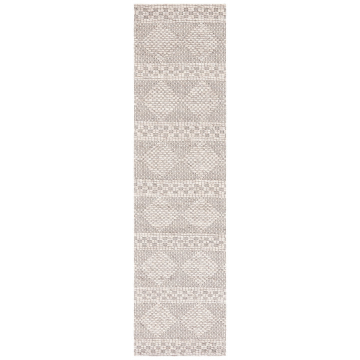 SAFAVIEH Marbella Collection MRB552B Beige / Grey Rug Image 2