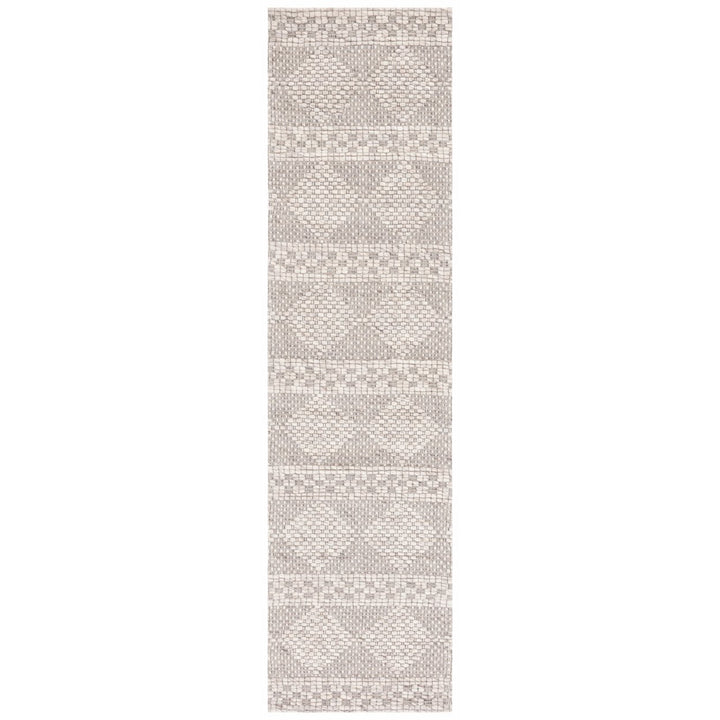 SAFAVIEH Marbella Collection MRB552B Beige / Grey Rug Image 1