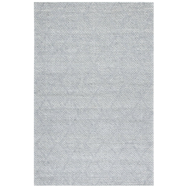 SAFAVIEH Marbella Collection MRB551G Silver / Grey Rug Image 1