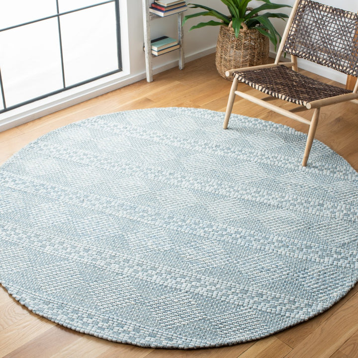 SAFAVIEH Marbella Collection MRB552M Blue Rug Image 2