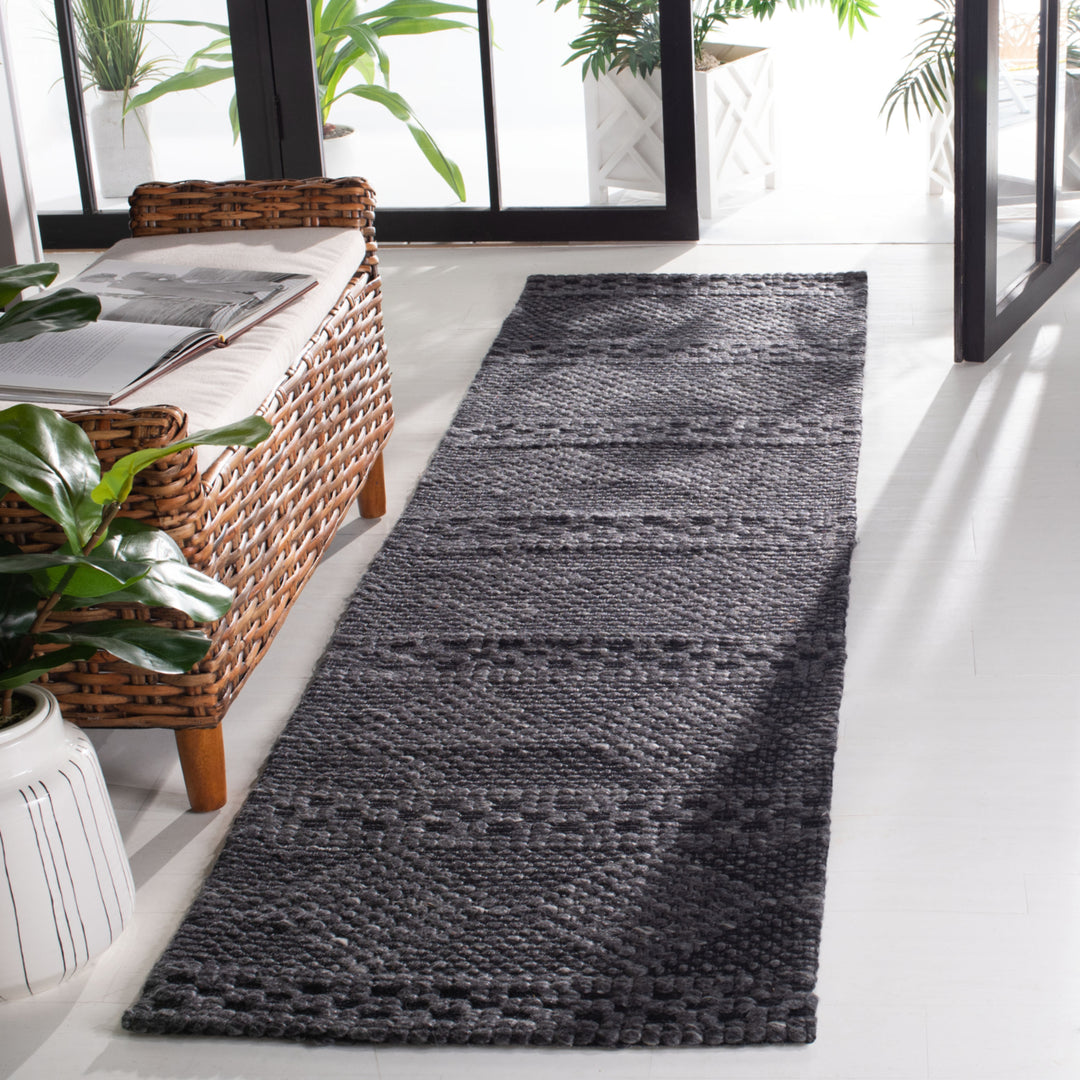 SAFAVIEH Marbella Collection MRB552H Charcoal Rug Image 3