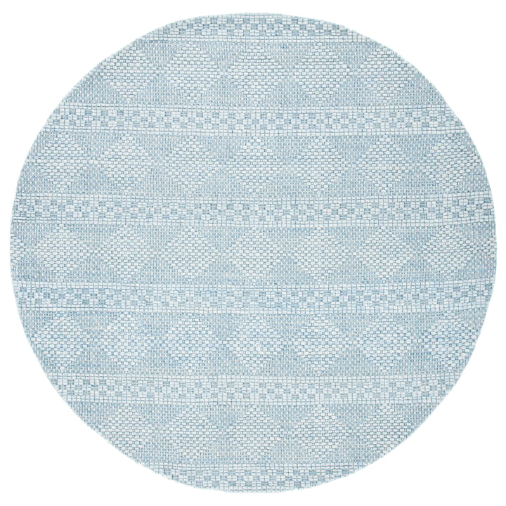 SAFAVIEH Marbella Collection MRB552M Blue Rug Image 4