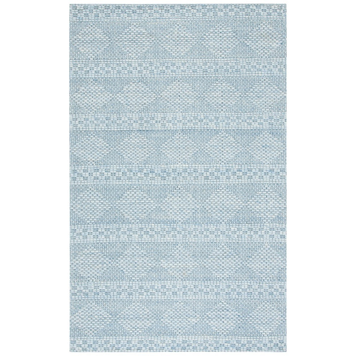 SAFAVIEH Marbella Collection MRB552M Blue Rug Image 1