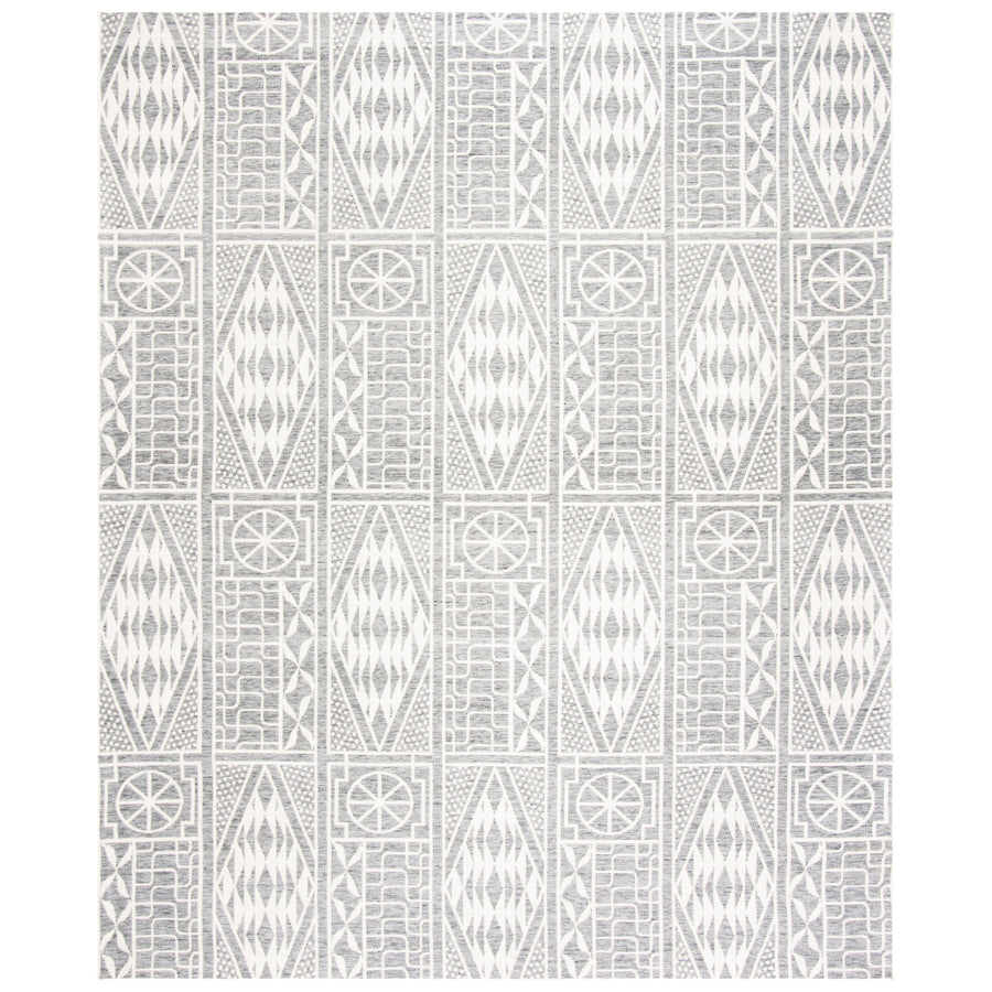 SAFAVIEH Marbella MRB609F Handmade Grey / Ivory Rug Image 1