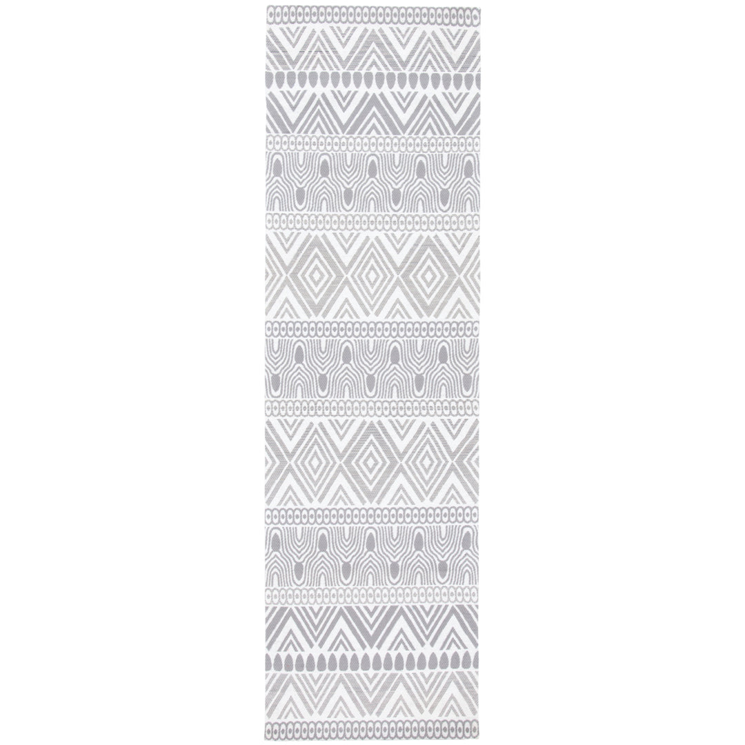 SAFAVIEH Marbella Collection MRB625F Handwoven Grey Rug Image 3