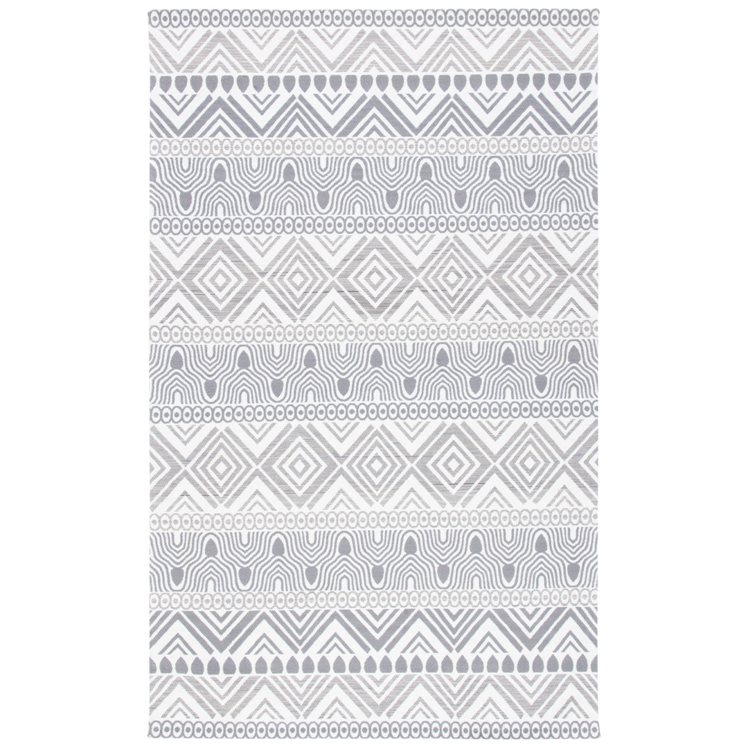 SAFAVIEH Marbella Collection MRB625F Handwoven Grey Rug Image 7