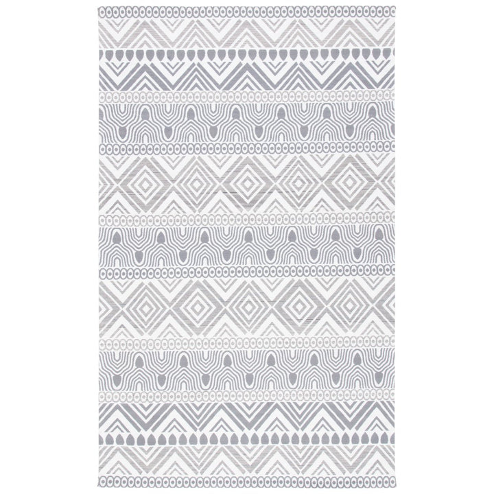 SAFAVIEH Marbella Collection MRB625F Handwoven Grey Rug Image 1