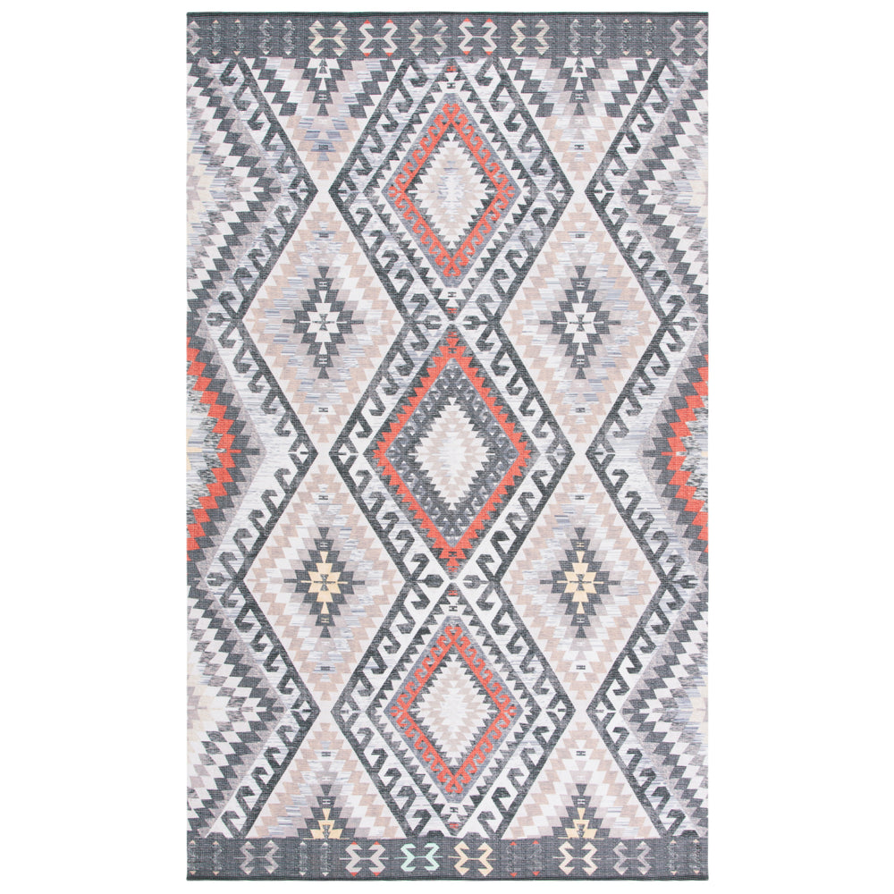 SAFAVIEH Marbella MRB644F Handwoven Grey / Chocolate Rug Image 2