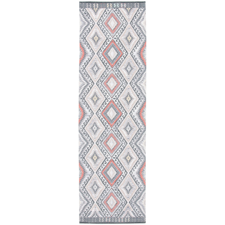 SAFAVIEH Marbella MRB644F Handwoven Grey / Chocolate Rug Image 4