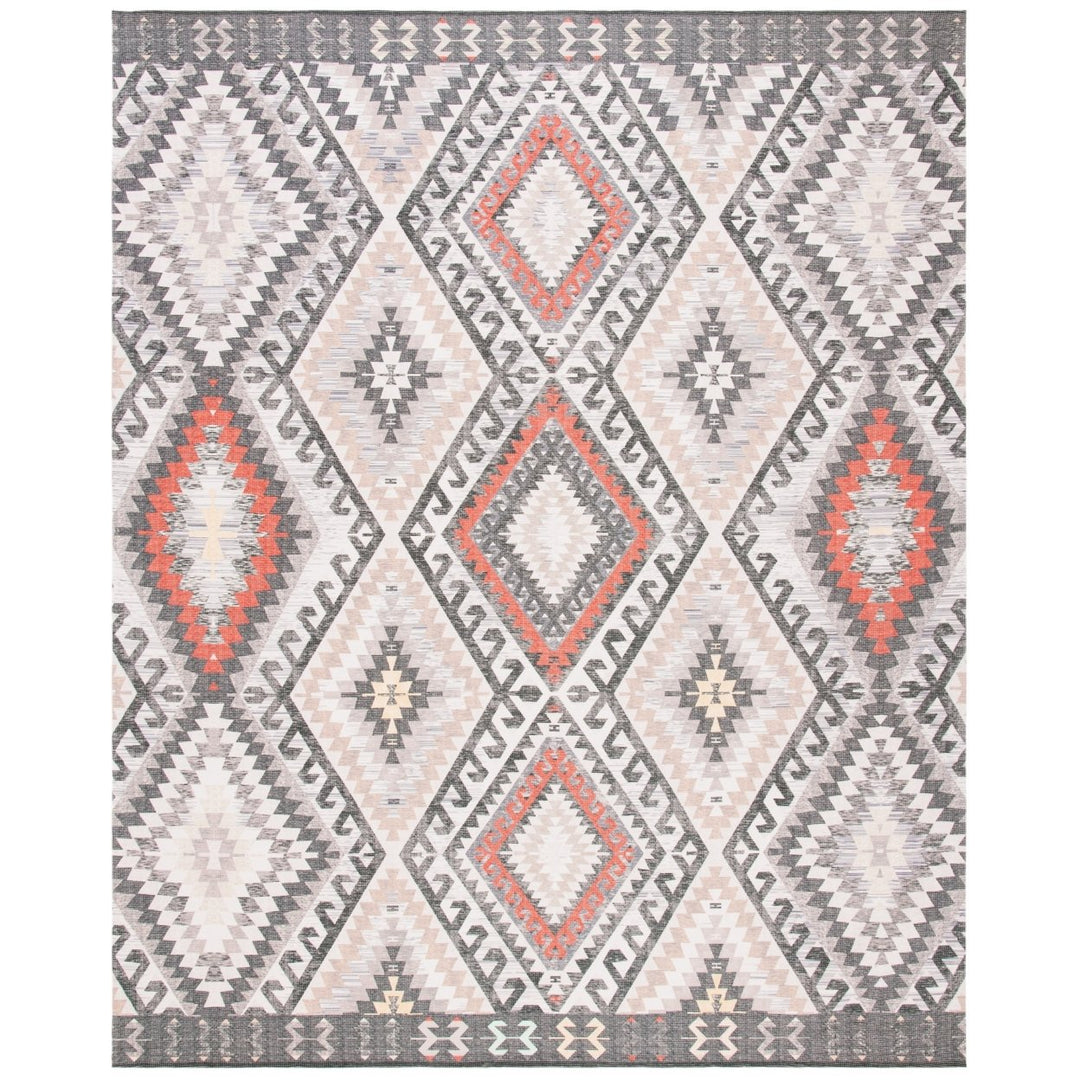 SAFAVIEH Marbella MRB644F Handwoven Grey / Chocolate Rug Image 8