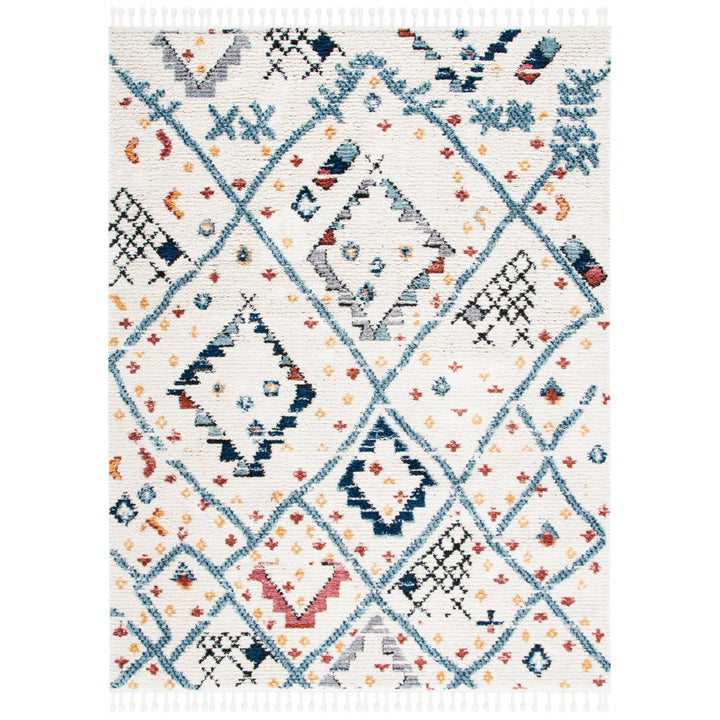 SAFAVIEH Morocco Collection MRC921A Ivory / Multi Rug Image 1