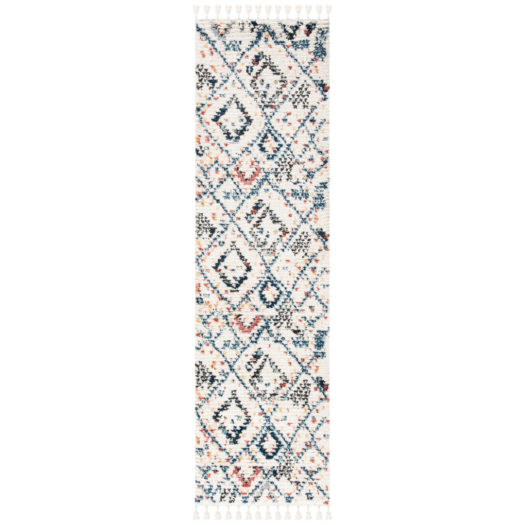 SAFAVIEH Morocco Collection MRC921A Ivory / Multi Rug Image 1