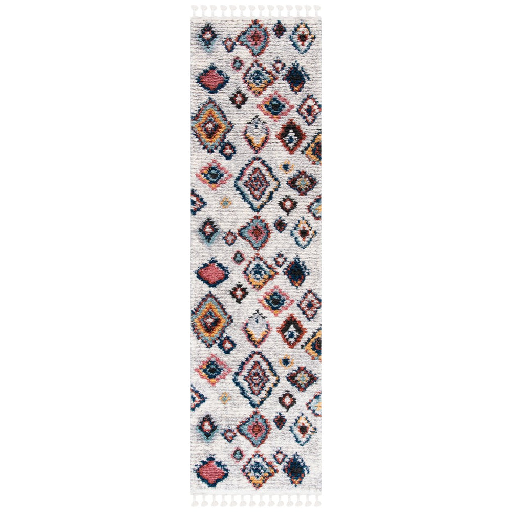 SAFAVIEH Morocco Collection MRC940A Ivory / Multi Rug Image 2