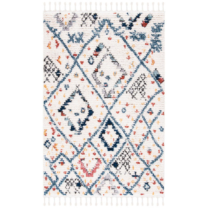 SAFAVIEH Morocco Collection MRC921A Ivory / Multi Rug Image 10