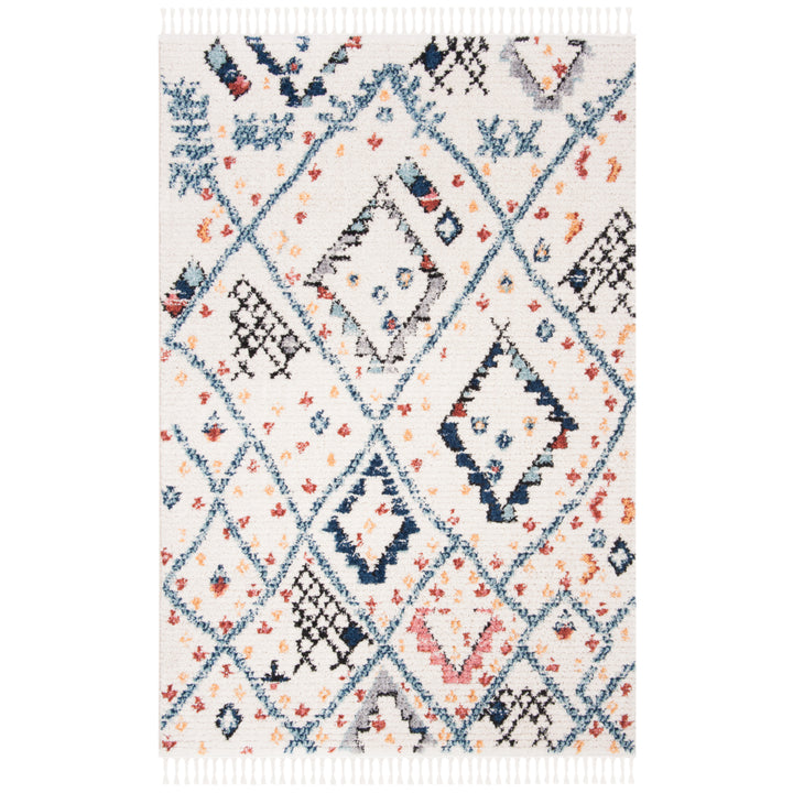 SAFAVIEH Morocco Collection MRC921A Ivory / Multi Rug Image 11