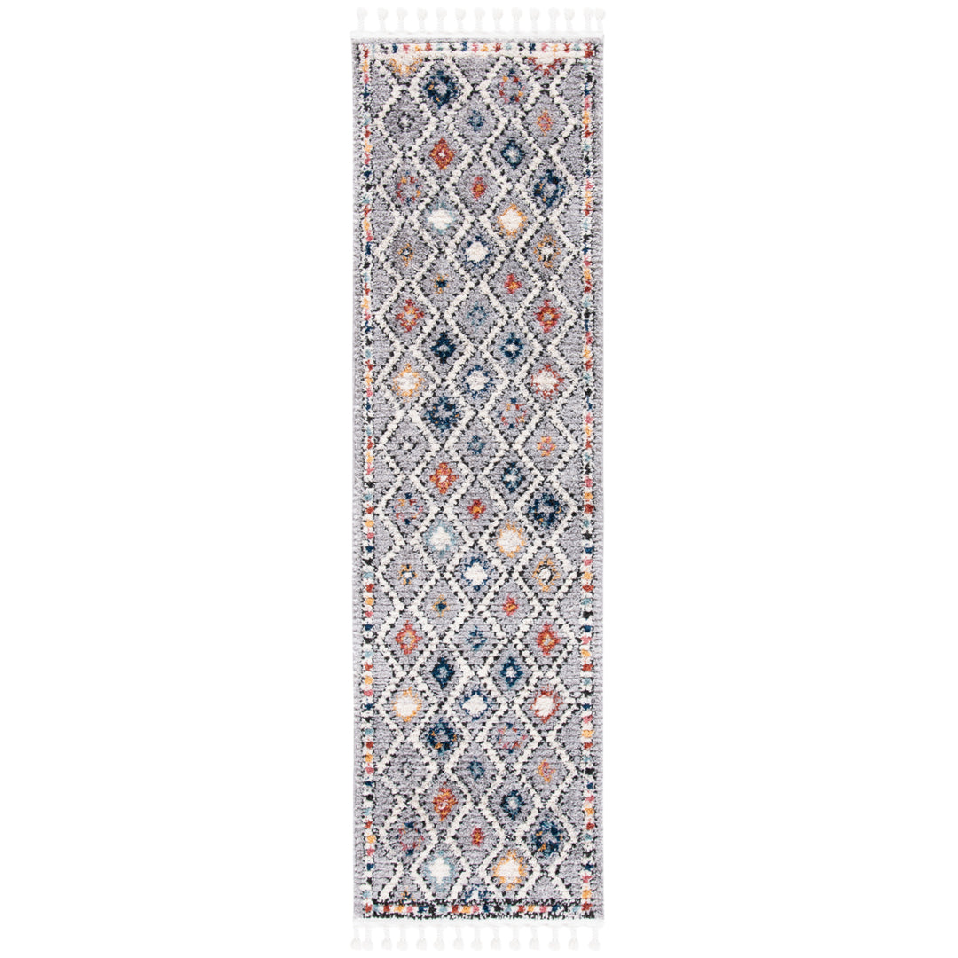 SAFAVIEH Morocco Collection MRC965F Grey / Multi Rug Image 2