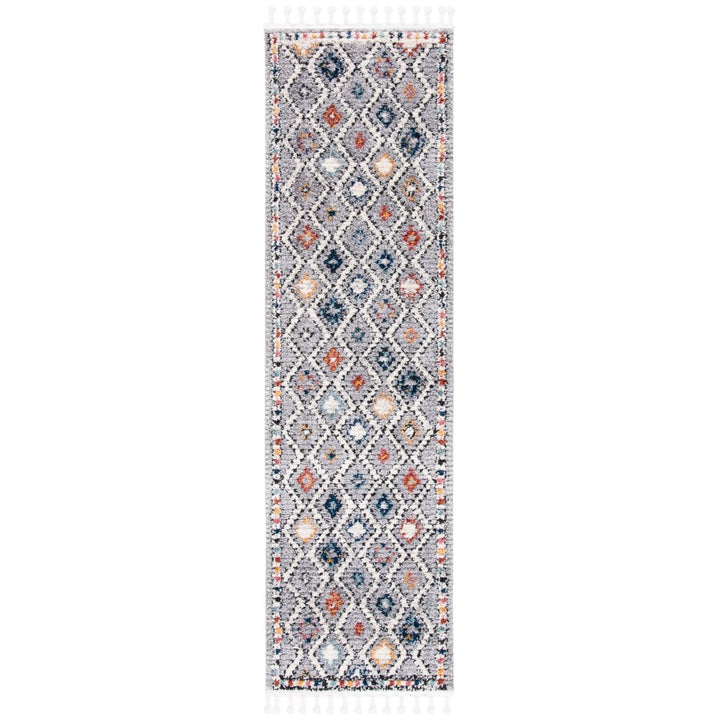 SAFAVIEH Morocco Collection MRC965F Grey / Multi Rug Image 1