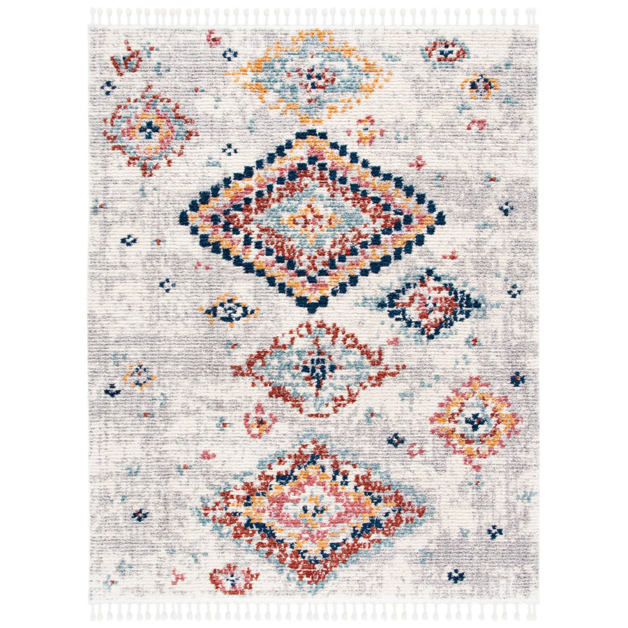 SAFAVIEH Morocco Collection MRC954A Ivory / Multi Rug Image 1