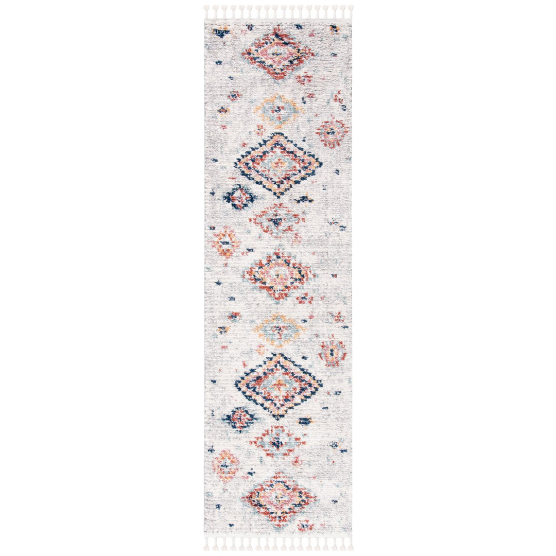 SAFAVIEH Morocco Collection MRC954A Ivory / Multi Rug Image 2