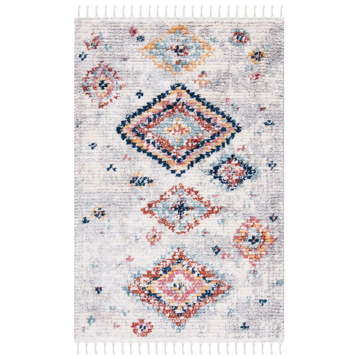 SAFAVIEH Morocco Collection MRC954A Ivory / Multi Rug Image 3