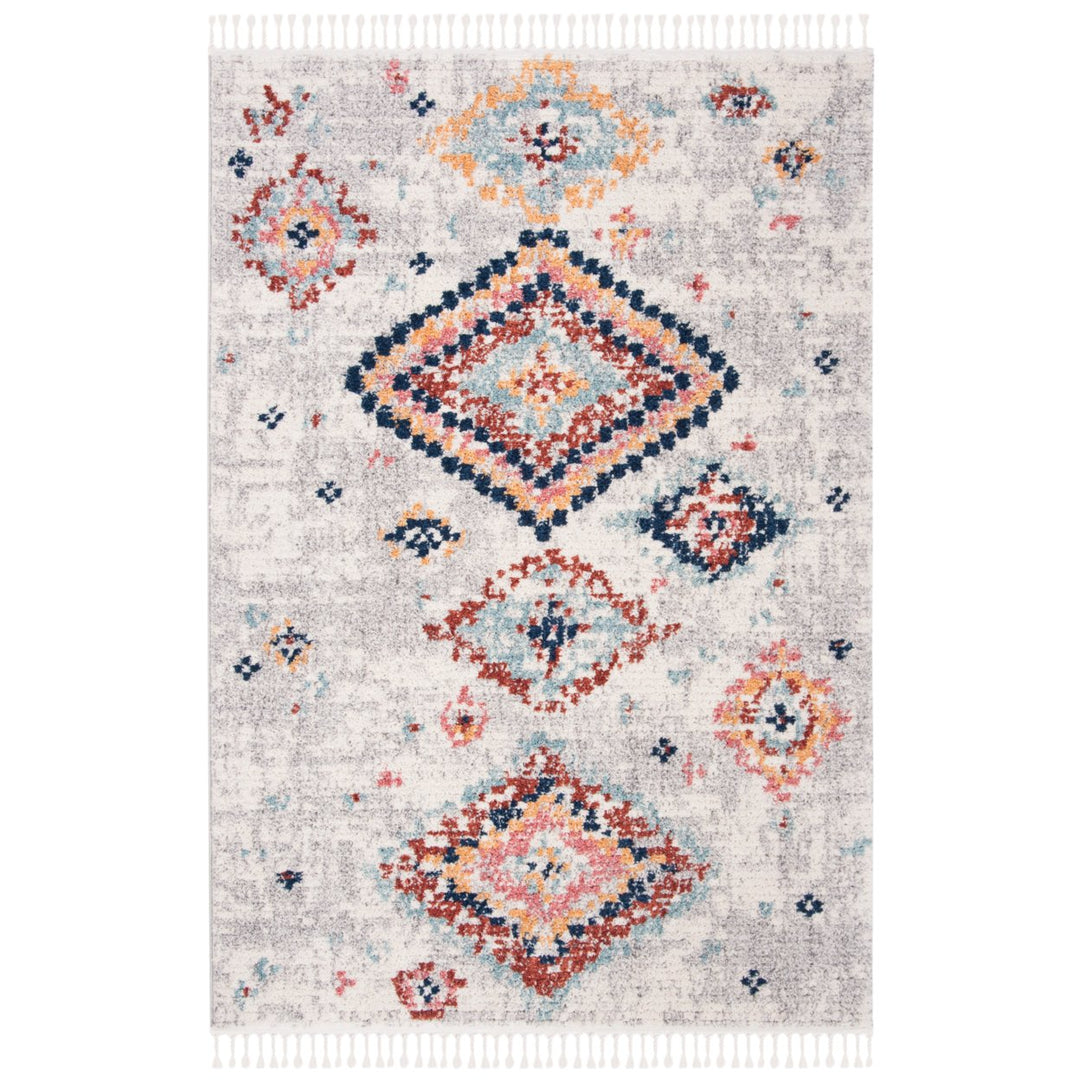 SAFAVIEH Morocco Collection MRC954A Ivory / Multi Rug Image 4