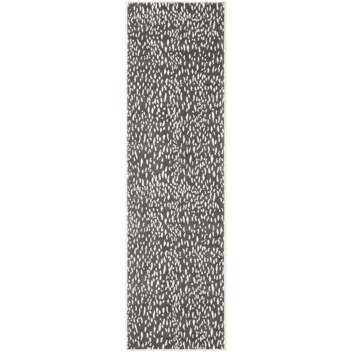 SAFAVIEH Marbella MRB657A Handmade Dark Grey / Ivory Rug Image 1