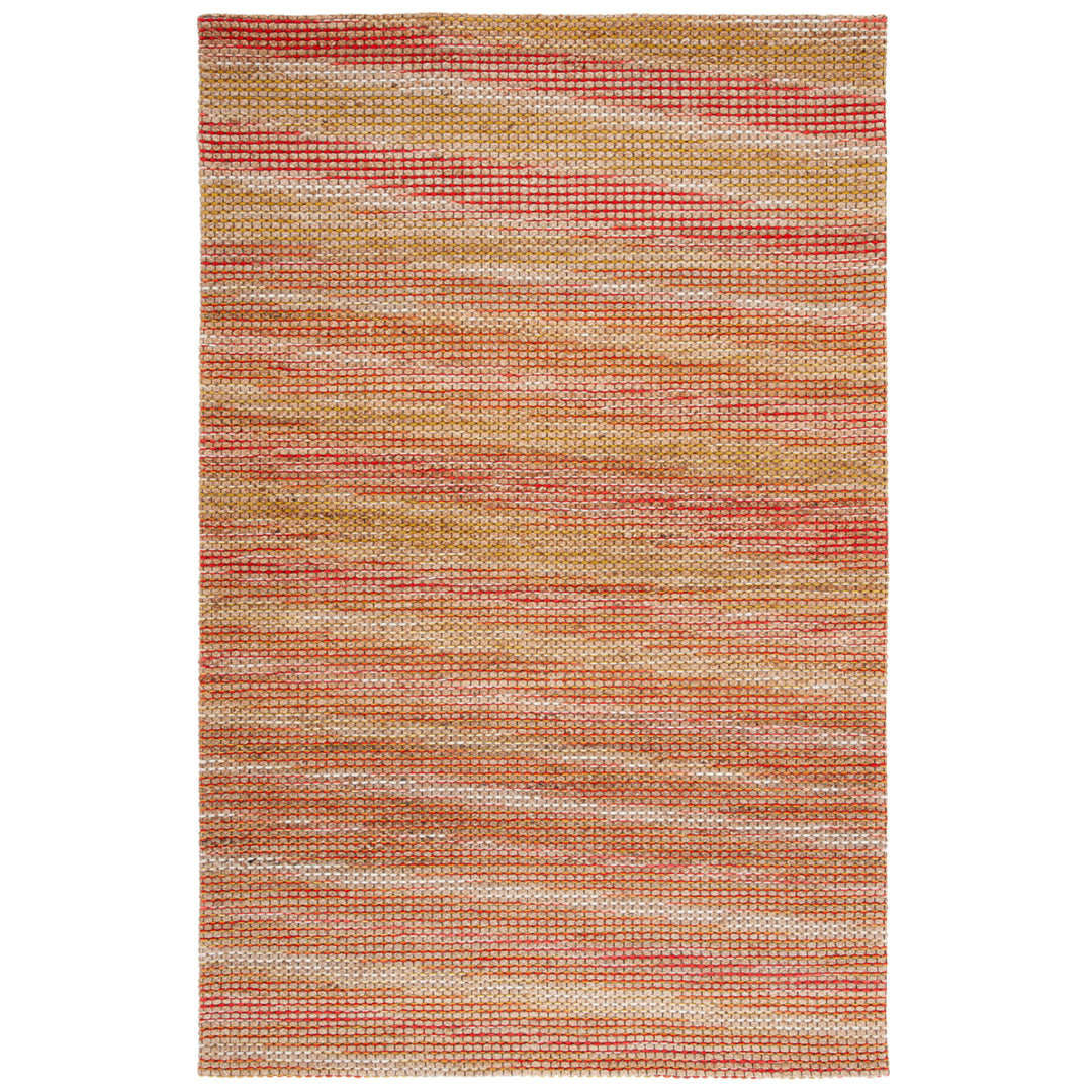 SAFAVIEH Marbella MRB851A Handmade Natural / Red Rug Image 2