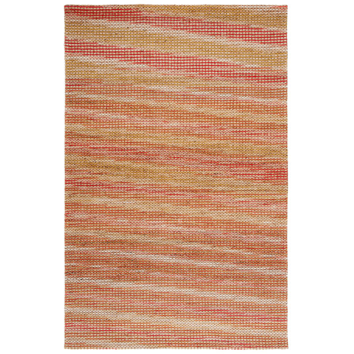 SAFAVIEH Marbella MRB851A Handmade Natural / Red Rug Image 1