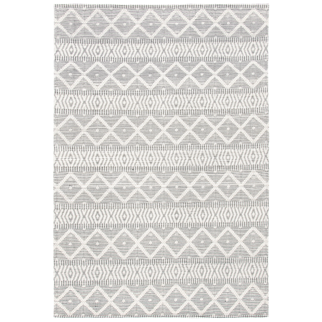 SAFAVIEH Marbella MRB751A Handwoven Ivory / Black Rug Image 10