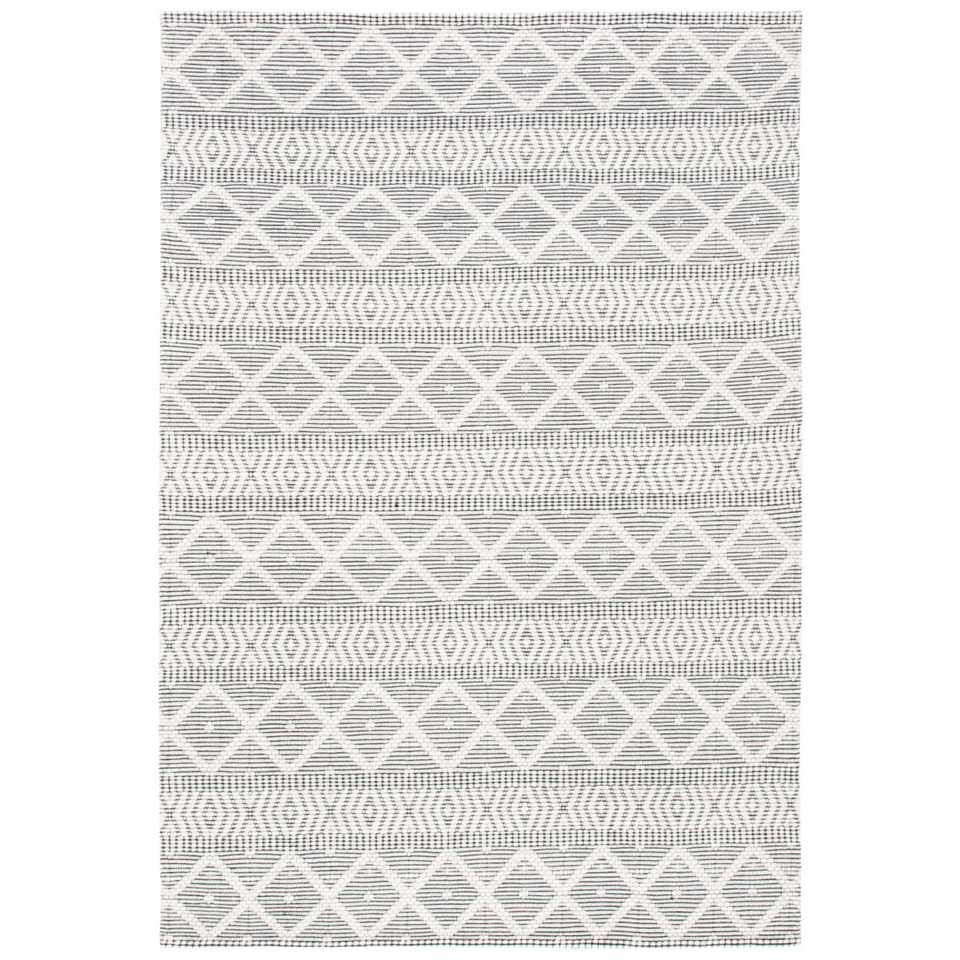 SAFAVIEH Marbella MRB751A Handwoven Ivory / Black Rug Image 1