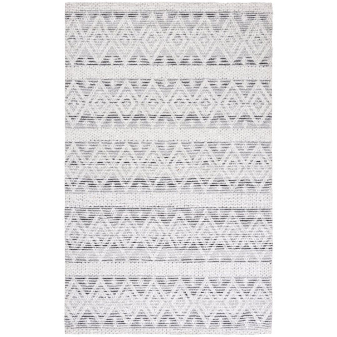 SAFAVIEH Marbella MRB855Z Handmade Ivory / Black Rug Image 1