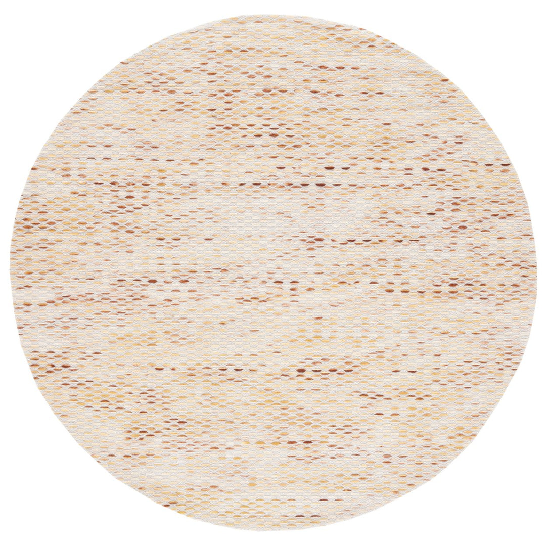 SAFAVIEH Marbella MRB904D Handwoven Yellow / Ivory Rug Image 1