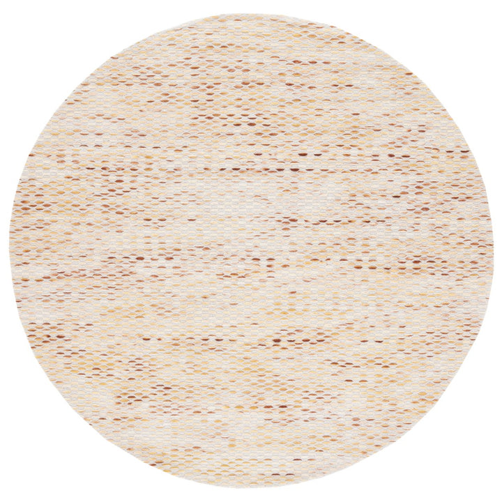 SAFAVIEH Marbella MRB904D Handwoven Yellow / Ivory Rug Image 1