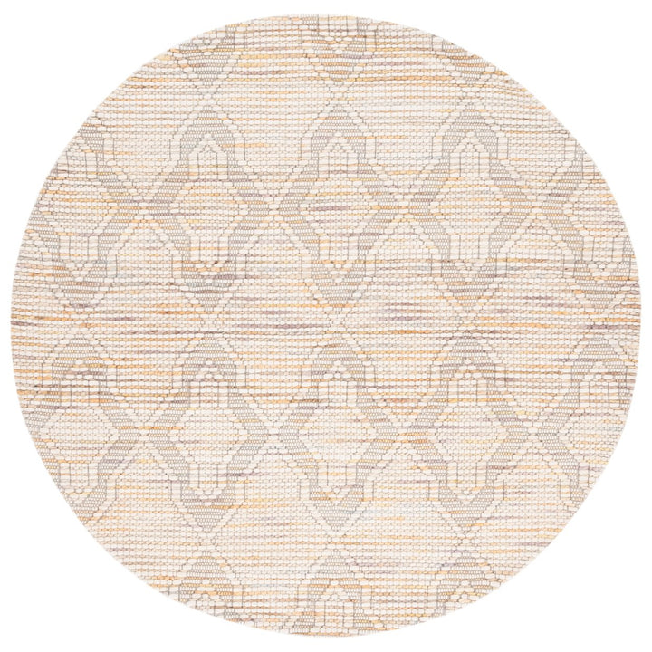 SAFAVIEH Marbella MRB903P Handmade Ivory / Orange Rug Image 1