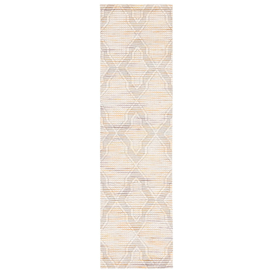 SAFAVIEH Marbella MRB903P Handmade Ivory / Orange Rug Image 1