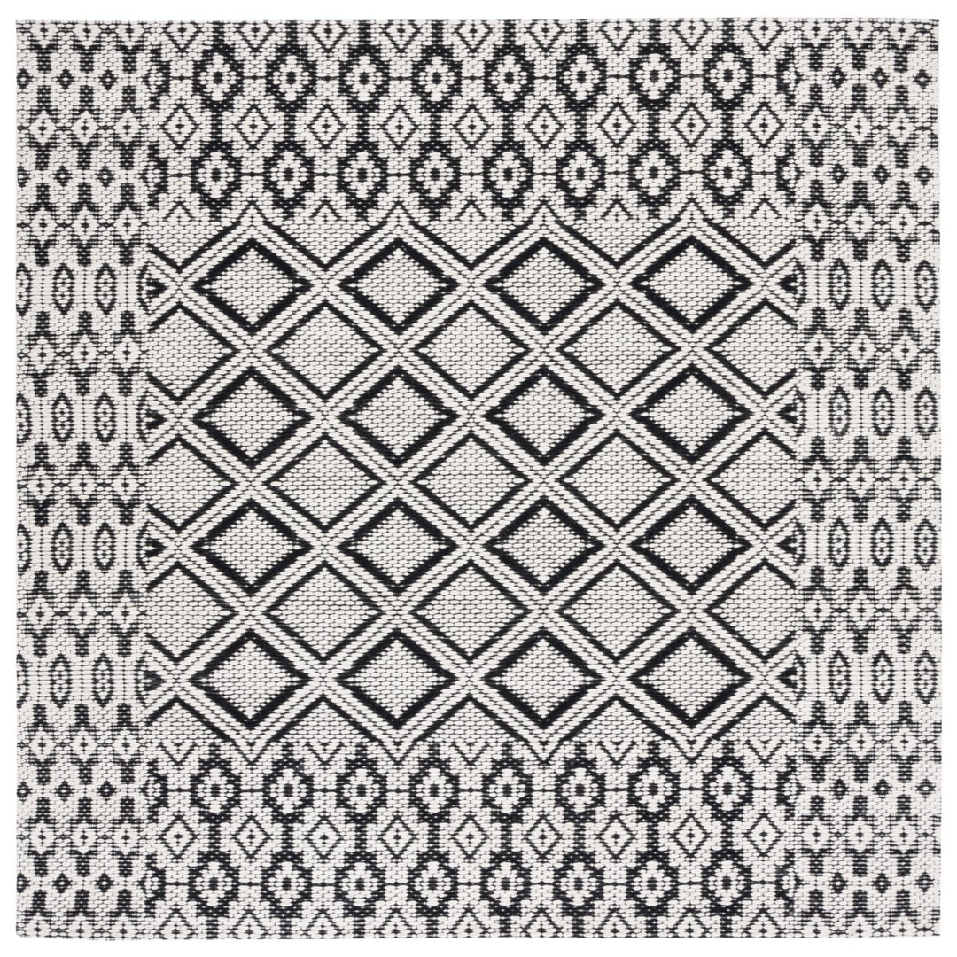 SAFAVIEH Marbella MRB951Z Handwoven Ivory / Black Rug Image 1