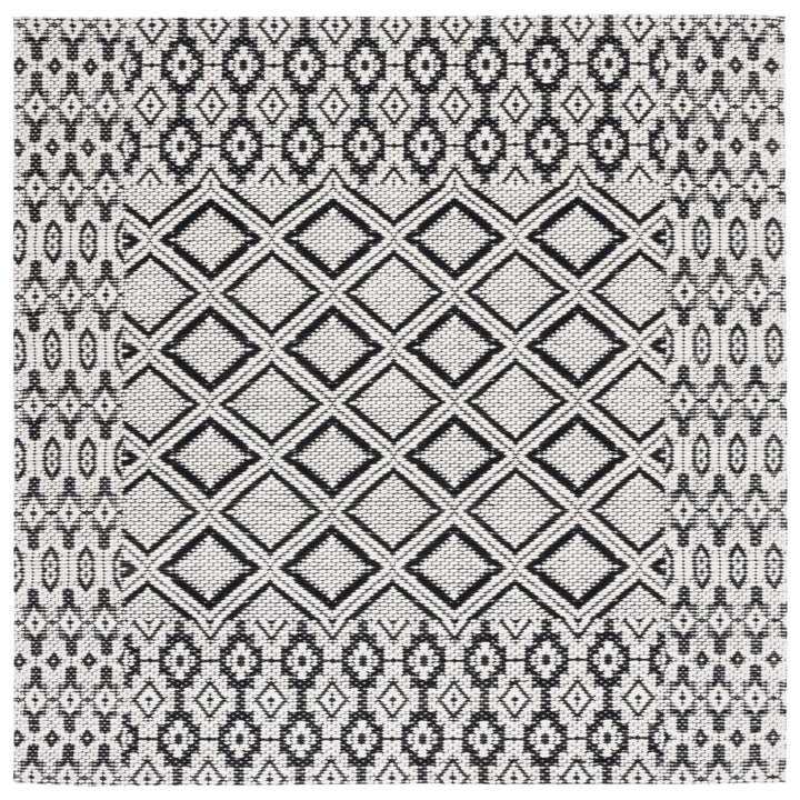 SAFAVIEH Marbella MRB951Z Handwoven Ivory / Black Rug Image 1