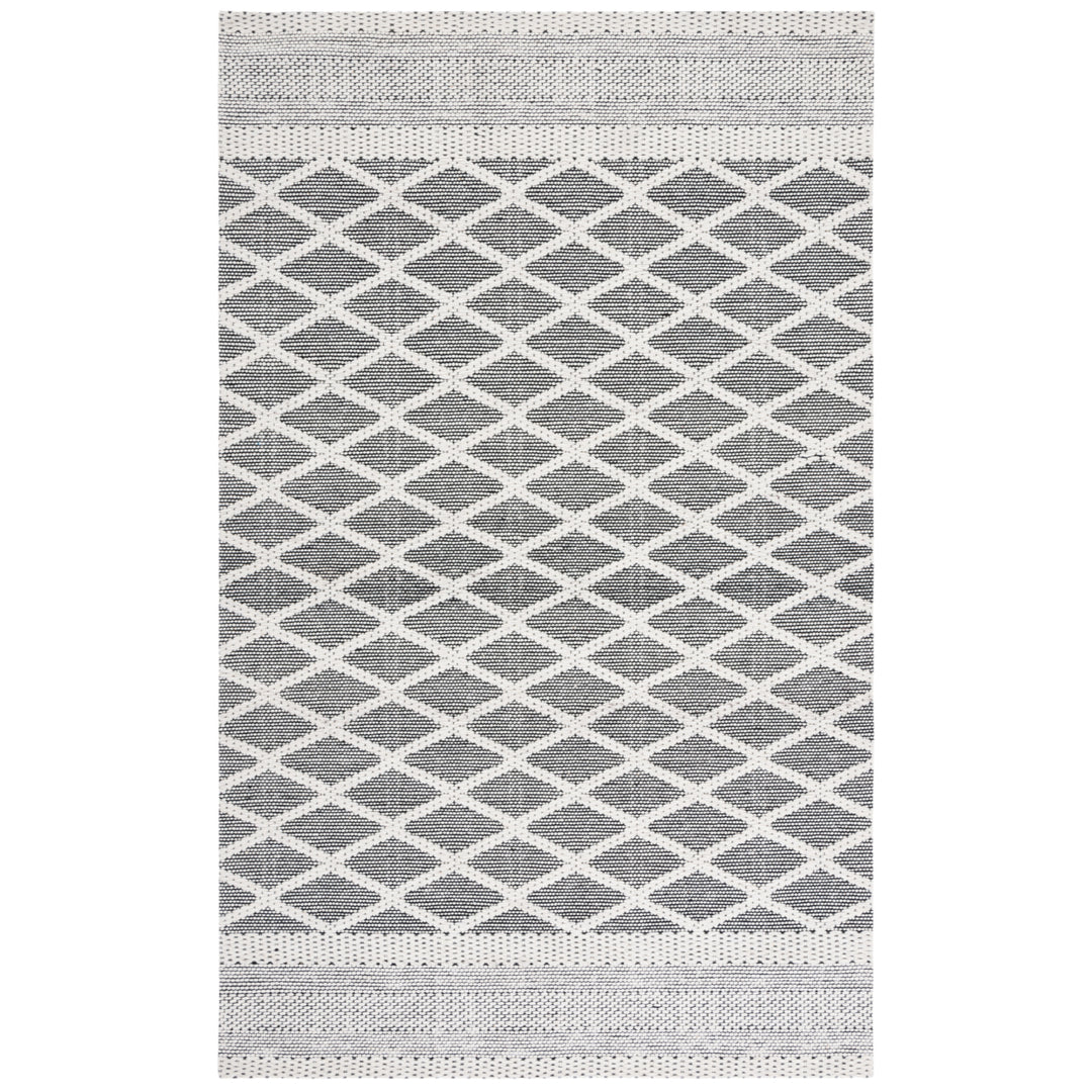 SAFAVIEH Marbella MRB952Z Handwoven Ivory / Black Rug Image 8