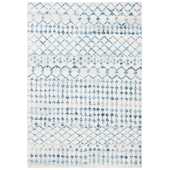 SAFAVIEH Mercer Collection MRE449A Ivory / Turquoise Rug Image 1